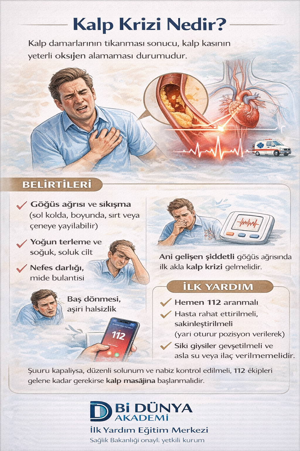 Göğüs Ağrısı Nedir? Ne Zaman Tehlikelidir? Göğüs Ağrısında İlk Yardımda Ne Yapılmalıdır?