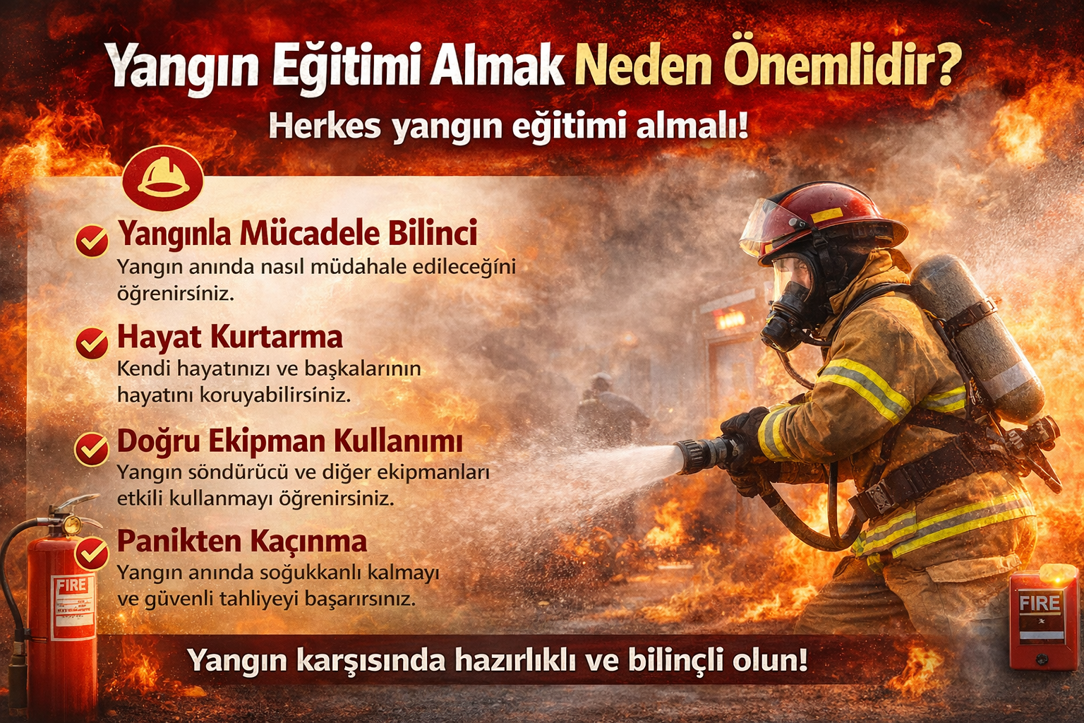 Yangın Eğitimi Almak Neden Önemlidir?