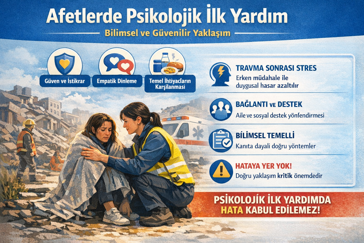 Afetlerde Psikolojik İlk Yardım: Bilimsel Temelli Yaklaşım